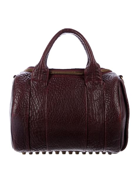 alexander wang rockie leather bag